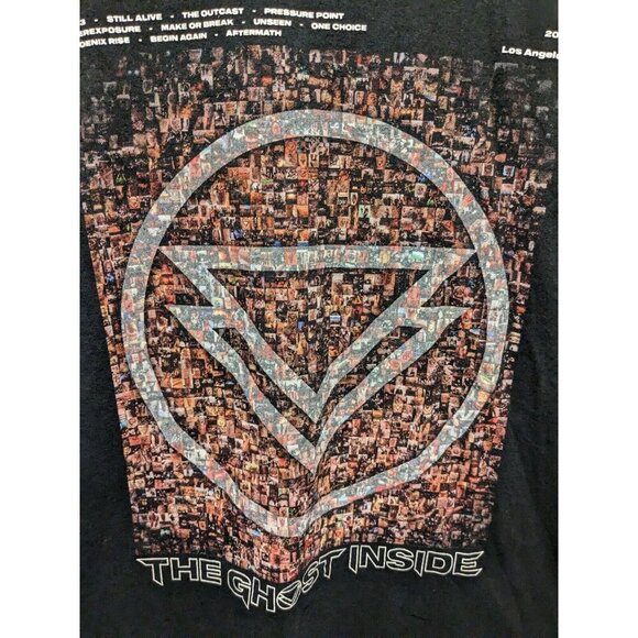 The Ghost Inside Shirt 2020 Los Angeles Size Large Band Tee - Picture 4 of 7